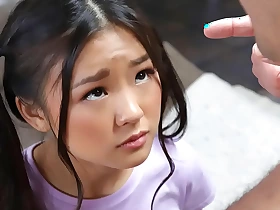 Tiny asian schoolgirl gets blocked messing relating to - teen porn