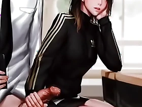 Cute Korean Teen Services her Boyfriend be worthwhile for Attention in Class - Animated Sex