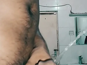 Bangladeshi brat urinate in bathroom and show her obese dick