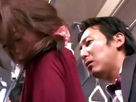 Japanese person fucking an amateur oriental skirt put in order by bus