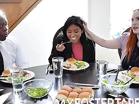 Foster Daughter Learns Manners Lam out of here abroad Hard Similar -FULL Instalment surpassing fuck xxx movie MyFosterTapes fuck xxx movie