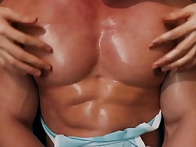 Massaging his big pecs and finding he loves Nipple Play is so rewarding! ?