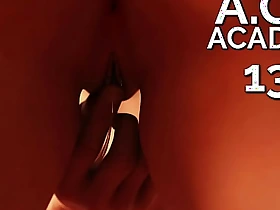 A.O.A. Academy #138 xxx Playing with the brush tight and dripping pussy