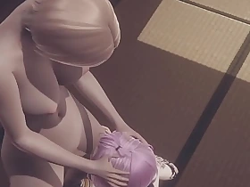 Hentai Uncensored Futanari - Alice Suck and fucked Misionary style by futanari- Japanese Asian Manga Anime Game Porn