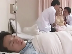 Japanese sweet nurse gets fucked in counterfeit of the brush patient