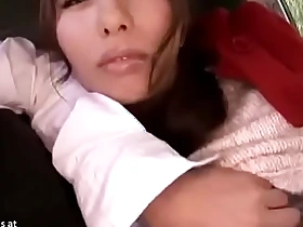 Japanese babe has wild sex during her trip