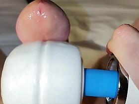 050 02 Settle Up With Hitachi Wand Vibrating Cum Out Be useful to My Dick Part 2