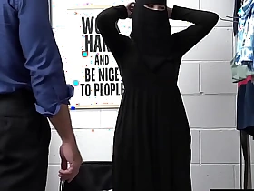 Busty teen thief delilah day out hijab punish fucked by a perv lp officer