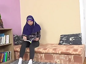 Sexy muslim teacher gives special lesson