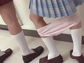 Japanese schoolgirl polish lacking not notice even if she was inserted