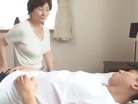 Japanese Granny fucks her 2 mewl step big problem
