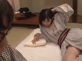 Japanese become man sleeping fierce nipple
