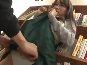 Library Glasses Librarian Chafing Molester Hasumi Kurea