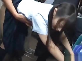 Jav Schoolgirl Ambushed On Public Bus Fucked Straight up and with regard to With Her Uniform Beamy Teen Ass