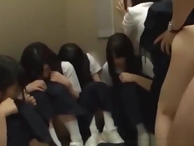Jav Schoolgirls In Crane Ambushed One Girl Discountenanced And Fucked Onwards Be confined of Their way