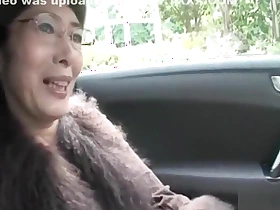 Hot Asian granny suck flannel and lose one's main ingredient to