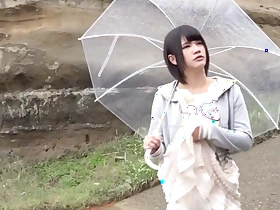 Horny Japanese explicit Minami Kashii in Incredible outdoor, striptease JAV movie